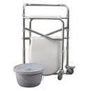 Folding Steel Commode Chair