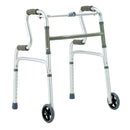 Aluminum Step Walker with Wheels