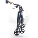 Blue Folding Aluminum Rollator