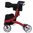 Red Aluminum Rollator (Euro-Style)