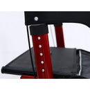 Red Aluminum Rollator (Euro-Style)